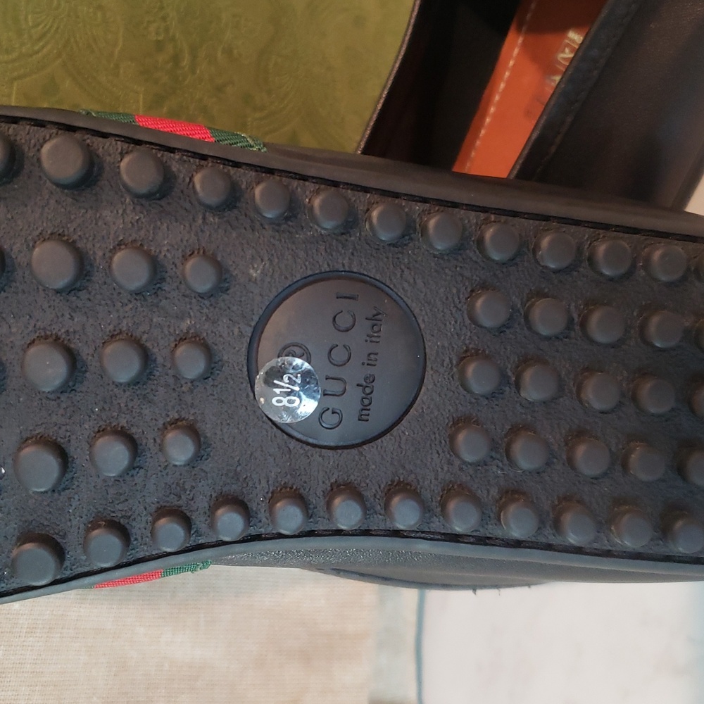 Gucci Black Leather Loafers for Men Size 8.5 NWOT - Picture 3 of 10